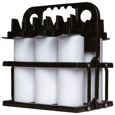 Foldable bottle carrier